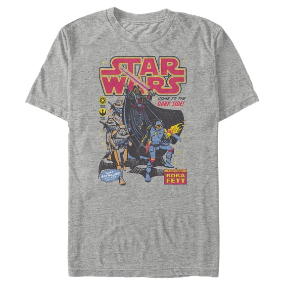 Men's Star Wars: A New Hope Come to the Dark Side Retro Artwork Graphic T-Shirt