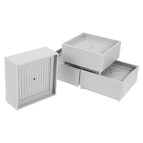 VORCOOL 4Pcs Heavy Duty Furniture Height Extenders Plastic Risers for Desk Bed