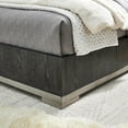 thumbnail image 5 of Eve Queen Upholstered Panel Bed in Wood Grain Black Finish by Pulaski Furniture, 5 of 6