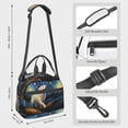 thumbnail image 2 of Uemuo Vintage Starry Sky Labrador A Printed Lunch Bag Lunch Box Reusable Insulated Lunch Tote Bag, Leakproof Thermal Cooler Sack Food Handbags Case High Capacity, 2 of 5