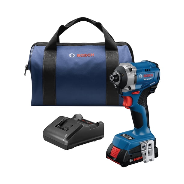 Impact Driver Bosch GDR18V-215B12 de 18 V con batería de 2 Ah y cargador