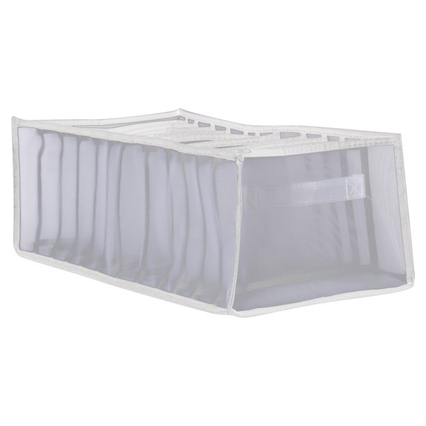 1 caja de almacenamiento de ropa interior adicional de 12 compartimentos con compartimentos, calcetines, sujetador y bragas Wmkox8yii HFSH841