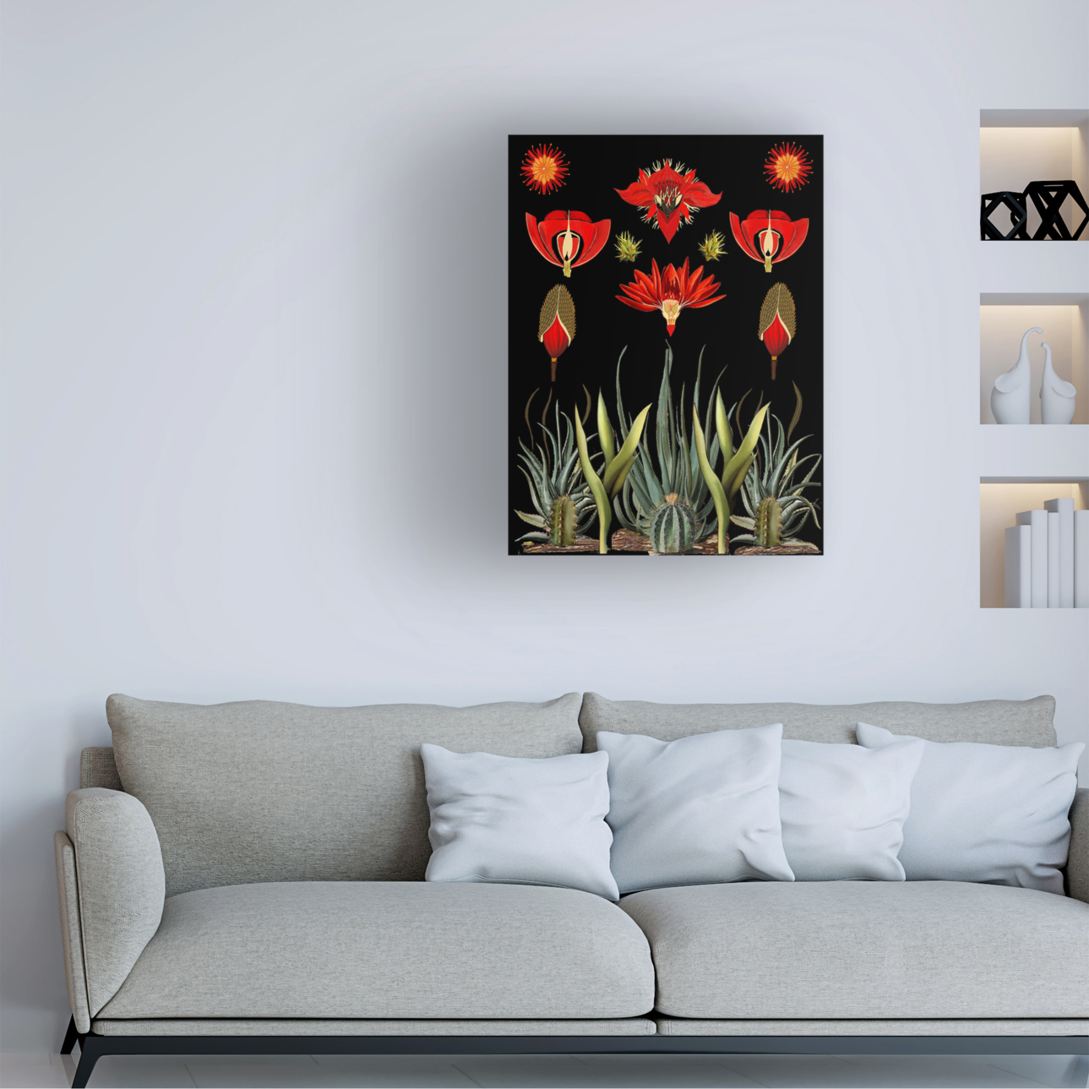 Trademark Fine Art giovanna nicolo  Cactus and Succulent Invention Canvas Wall Art