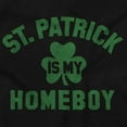 thumbnail image 2 of Funny Irish St. Patrick is My Homeboy Plus Size Long Sleeve Graphic Tee Shirt Brisco Brands 2X, 2 of 3