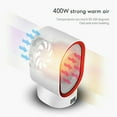 thumbnail image 2 of Electric Heater Portable Desktop Winter Fan Air Heating Warmer Home Office, 2 of 3