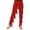 Red, variant on Womens Tassel Latin Dance Pants Dancewear Tango Cha-Cha Costume Tiered Fringed Pants Black M