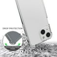 thumbnail image 4 of AquaFlex Hybrid Slim Designed For Apple iPhone 13 Mini 5.4"Case Transparent Clear, 4 of 8