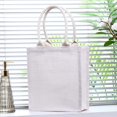 thumbnail image 4 of Saintrygo, 10 unidades, bolsas de arpillera reutilizables, 28 x 24 x 10 cm, color blanco, 4 of 6
