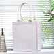 thumbnail image 4 of Saintrygo, 10 unidades, bolsas de arpillera reutilizables, 28 x 24 x 10 cm, color blanco, 4 of 6