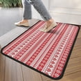 thumbnail image 4 of Red and White Christmas Pattern Door Rugs,Washable Non Slip Door Mats Indoor,Decorative Door Mats,Entry Mat Indoor for Entrance,Bedroom,Kitchen,Bathroom,30"x17", 4 of 6