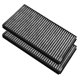 thumbnail image 3 of JUEGO DE FILTROS DE AIRE DE CABINA, Moldes de Polen y Polvo para Capta Capta de Superior, Humos y Olores paraire Transparente de Coche E60 528i 535i 545i 550i 650i M5 M6, 3 of 7