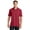 Chili Red, variant on Port Authority Cotton Touch Performance Polo-2XL (Black)