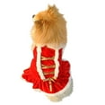 thumbnail image 2 of Ropa para mascotas, adornos navideños para el día de Navidad, regalo, conjunto de adornos navideños, decoración navideña occidental, regalos, modelos, vestido clásico navideño, vestido rojo, 2 of 6