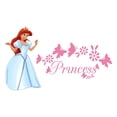 thumbnail image 2 of Princess Castle Ballroom Slipper Have Courage Kindness Goodness Dream Big Girls Love Beautiful Crown Prince Unicorns Royalty Sweet Decorating Ideas Wall Decal Sticker - Size: 10 In X 6 In, 2 of 5