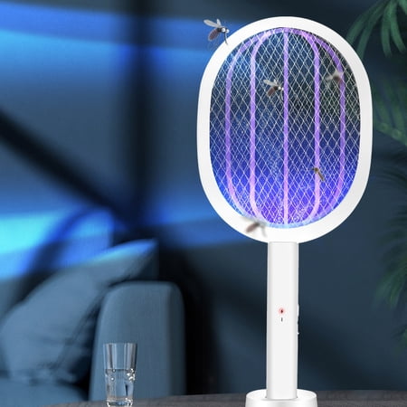 loopsun USB Rechargeable Electric Fly Swatter Racket With Mosquito Killers For Home