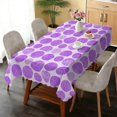 thumbnail image 6 of Rectangular Tablecloth 60x84 Inch – Waterproof Polyester Printed Table Cover, Wrinkle Resistant, Washable for Kitchen & Dining, Colorful Geometry Fluid Print, 6 of 6