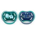 thumbnail image 1 of Philips Avent Chupon Ultra Air Hello / Elephant Blue +18m 2pz, 1 of 4