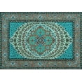 thumbnail image 1 of Ahgly Company Indoor Rectangle Persian Light Blue Traditional Area Rugs, 3' x 5', 1 of 4