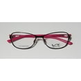 thumbnail image 2 of NEW LIGHTEC 6961L MENS/WOMENS DESIGNER FULL-RIM BROWN / PINK FRAME DEMO LENSES 52-16-135 SPRING HINGES EYEGLASSES/EYEGLASS FRAME, 2 of 9