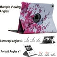 thumbnail image 4 of JYtrend Rotating Smart Cover Magnetic Stand Tablet Case for iPad A16 11" 2025, iPad 10th Gen 10.9 in, Pink Flower, 4 of 6