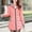 Pink, variant on Women's Winter Coat Hooded Long Sleeve Jacket with Pockets Casual Outerwear