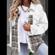 thumbnail image 4 of Chaqueta Vaquera Estilo Boyfriend, Informal, de Larga, con Botones y Bolsillos, para Mujer L, 4 of 9