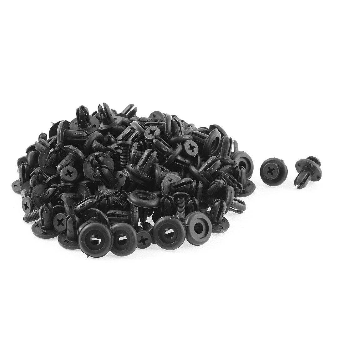 Car Plastic Push Type Fasteners Clips Rivet 104Pcs for 7mm Hole Dia
