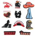 thumbnail image 1 of Serie Cowboy Girl: 11 piezas de accesorios para zapatos de fútbol, accesorios para zapatos de dibujos animados, utilizados para zapatos perforados, pulseras, fiestas y decoración de bricolaje., 1 of 4
