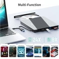 thumbnail image 3 of Unidad externa de CD y DVD SUIDEK USB 3.0 USB C 8 en 1, 3 of 7