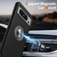 thumbnail image 4 of For Google Pixel 8A Case, Heavy Duty Military Anti-fall Shockproof Case with Ring Holder Kickstand For Google Pixel 8a, 4 of 5