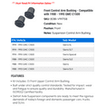 thumbnail image 2 of Front Control Arm Bushing - Compatible with 1988 - 1995 GMC C1500 1989 1990 1991 1992 1993 1994, 2 of 2