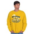 thumbnail image 5 of Michigan Is Great MI Lakes Pride Sweatshirt for Men or Women Brisco Brands S, 5 of 6