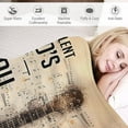 thumbnail image 3 of Guitar Music Blanket Guitar Gifts for Girls Women Men Music Throw Blanket Guitar Blanket for Kids Adults Soft Warm Cozy Fleece Blanket for Couch Sofa \u200bBed 50""x60"", 3 of 6
