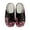 Cherry Blossom Pink Black, variant on Cosy Slippers for Winter Warm Slippers with Non-Skid Sole for Women Men Indoor Outdoor Slip-On House Shoes, Christmas Santa Claus Snowflake Gift Pattern, 9-10 W/7-8 M