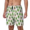 thumbnail image 1 of Fotbe Christmas Trees Traje de Baño para Hombre – Shorts de Natación de Secado Rápido con Forro y Bolsillos-Large, 1 of 6