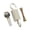 White, variant on Swing Spring Steel Extension Stable Home Hammock Spring for Hammocks Chairs Heavy Bags Attachments