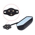 thumbnail image 2 of 2Pcs Universal F1 Style Side Mirrors Glossy Black Rear View Mirror with Blue Glass, 2 of 7