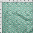 thumbnail image 4 of oneOone Polyester Spandex Dusty Teal Green Fabric Medical Virus Fabric For Sewing Printed Craft Fabric By The Yard 56 Inch Wide, 4 of 4
