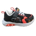 thumbnail image 4 of Hot Wheels Monster Trucks Toddler Boys' Light-Up Sneakers - Bone Shaker - Black & Red, Size 10, 4 of 7
