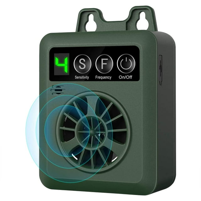 Anti Dispositif d'Aboiement Dispositif de Contrôle d'Aboiement Portable de Chien Réutilisable d'Écorce Ultrasonique avec 3 Outil Imperméable de Formation de Chien de Fréquence Réglable IP65 pour l'Extérieur Intérieur