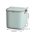 thumbnail image 2 of Home Textile Storage Foldable Containers for Clothes and Linens with Top Opening and Double Zipper Versatile Closet Organizer for Clothing Blankets Comforters and Toys, 2 of 3