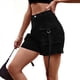 thumbnail image 2 of Shorts Vaqueros Cargo para Mujer - Shorts Casuales de Verano Vintage con Botones y Cremallera Negro XL, 2 of 8