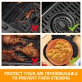 thumbnail image 5 of Retrok 2Pcs Air Fryer Silicone Pot with Handle 7.87 inch Air Fryer Liner Heat Resistant Silicone Basket Round Baking Pan Air Fryer Accessories, 5 of 10