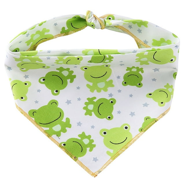 Bandana Triangle pour Chien Motif Animal Coton Marguerite Bandana pour Chien Bavoir Triangle pour Chien
