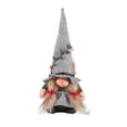 thumbnail image 1 of Bearachild Muñeca sin rostro de Navidad, decoración de escritorio, juguetes para niños, adorno de fiesta decorativo para ventana, mesita de noche, Kits de decoración para fiestas Gris Bearachild HA069092-03, 1 of 6