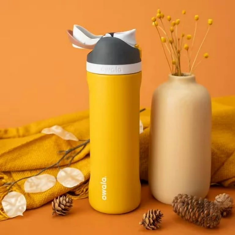 Owala FreeSip Insulated Stainless Steel Water Bottle, 24oz, Built