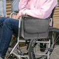 thumbnail image 5 of MUSEYA Wheelchair Pouch Bag 600D Polyester Storage for Daily Use Grey 1Pack, 5 of 8