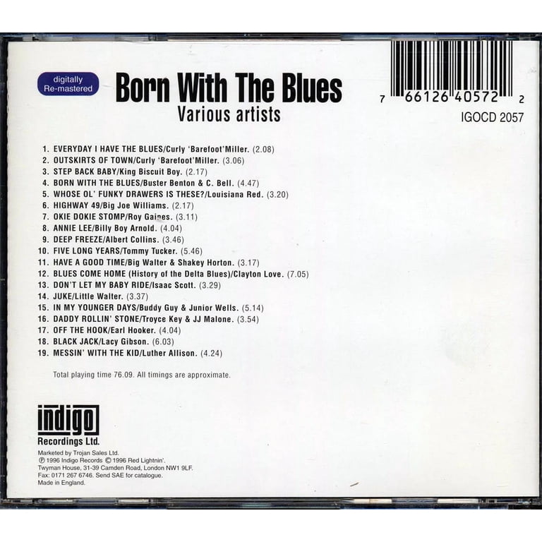 Various Artists - Born with the Blues - Blues - CD - Walmart.com