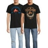 Yellowstone Men's & Big Men's Stay Wild Graphic Tees, 2-Pack, Sizes S-3XL