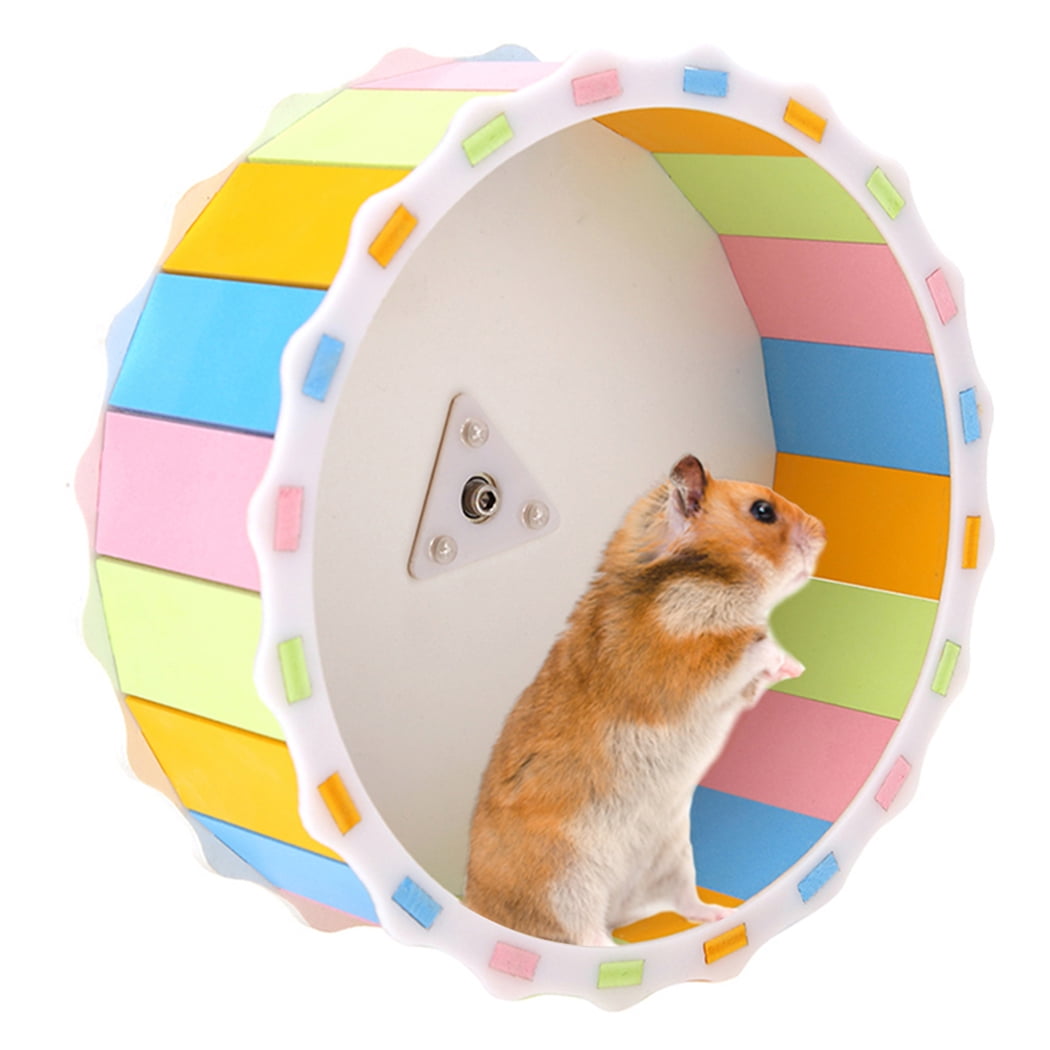 Hamster Wheel Silent Spinning Running Wheel Exercise Wheel for Small Animals Walmart